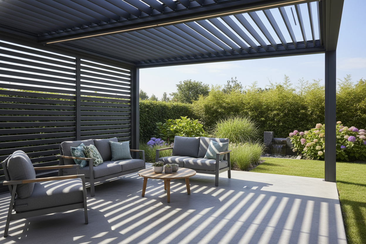 Choisir sa marquise pergola bioclimatique pour la terrasse