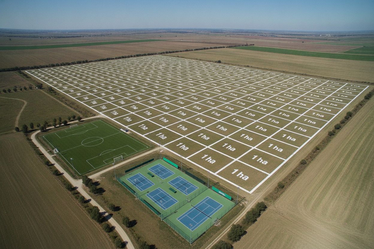 Comment convertir 1 hectare en m2 pour vos terrains
