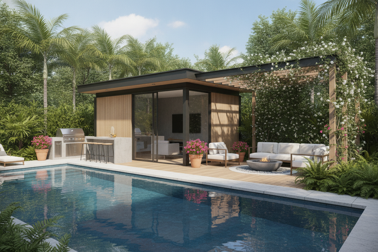 Aménagement pool house extérieur : guide complet de A à Z