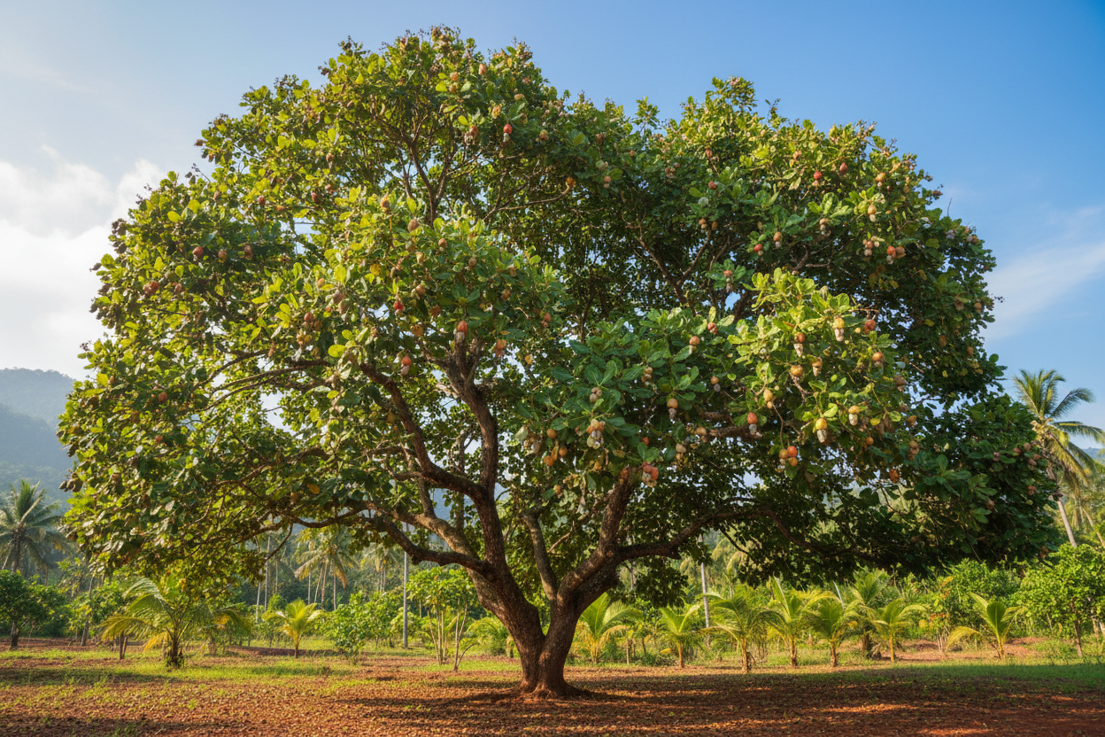 Arbre de la noix de cajou : tout savoir sur l&rsquo;anacardier