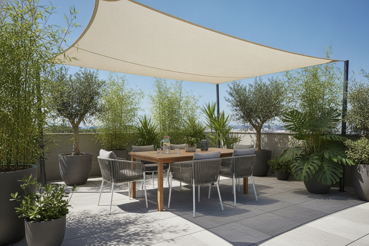 Quel pare-soleil de terrasse choisir pour votre extérieur ?