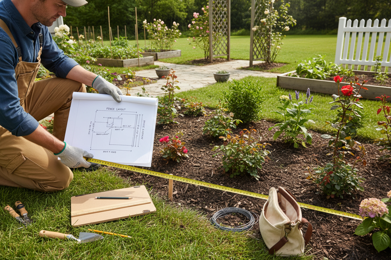 Comment dessiner un plan de clôture pour votre jardin