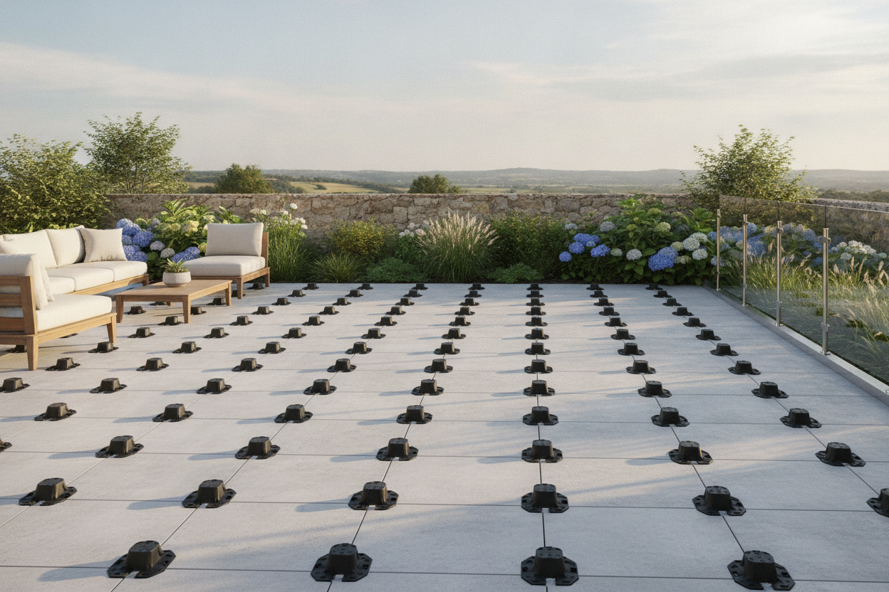 Dalles sur plots pour terrasse : le guide complet pour bien choisir et poser