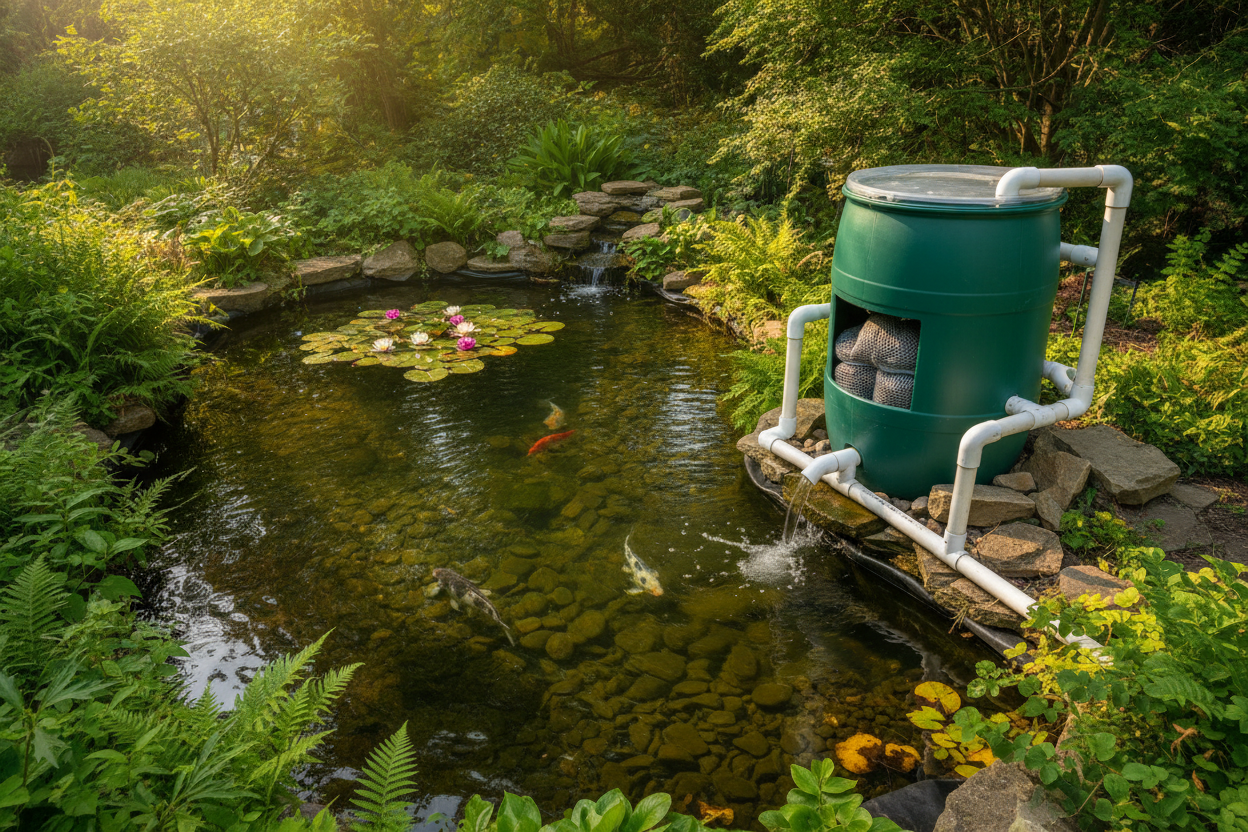 Filtre maison pour bassin : guide complet pour construire une filtration efficace