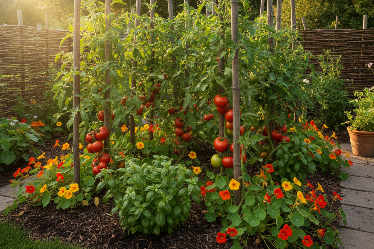 Quel légume planter à côté des tomates : le guide complet des associations
