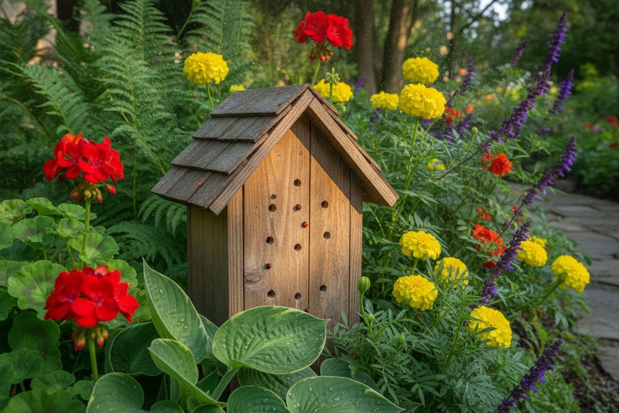 Maison à coccinelles : guide complet pour attirer et héberger ces alliées du jardin