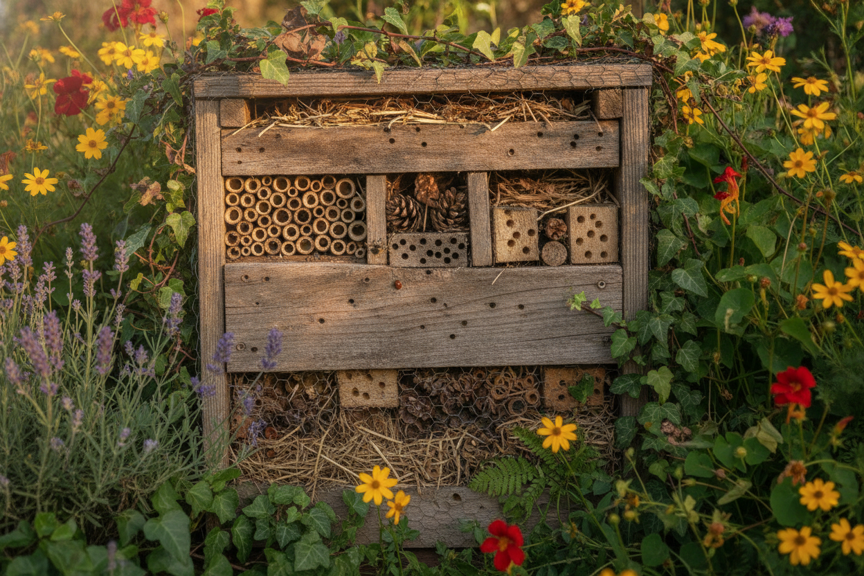 Maison à insectes à faire soi-même : le guide complet pas à pas