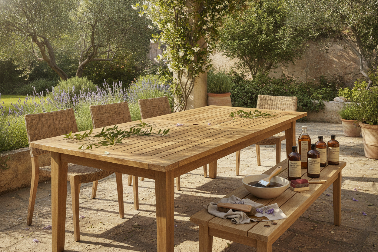 Comment protéger une table en bois pour l’extérieur
