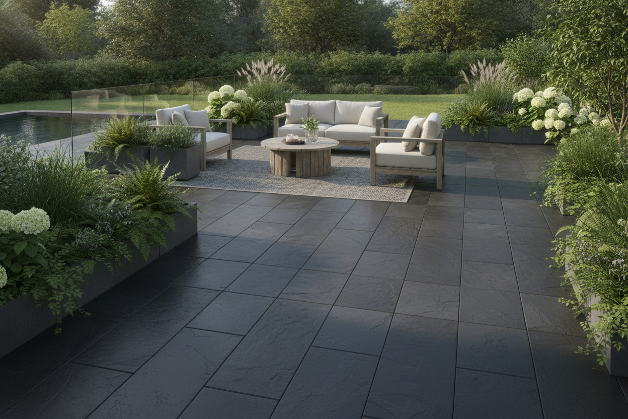 Terrasse en ardoise naturelle : le guide complet pour bien choisir et poser