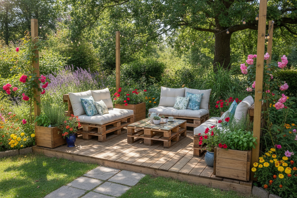 Terrasse en palette : guide complet pour la construire soi-même