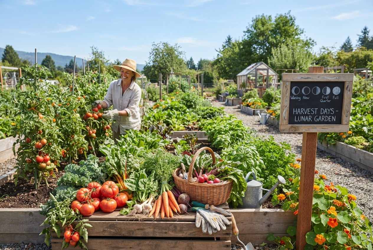Calendrier lunaire juillet 2026 : quoi faire au potager chaque jour