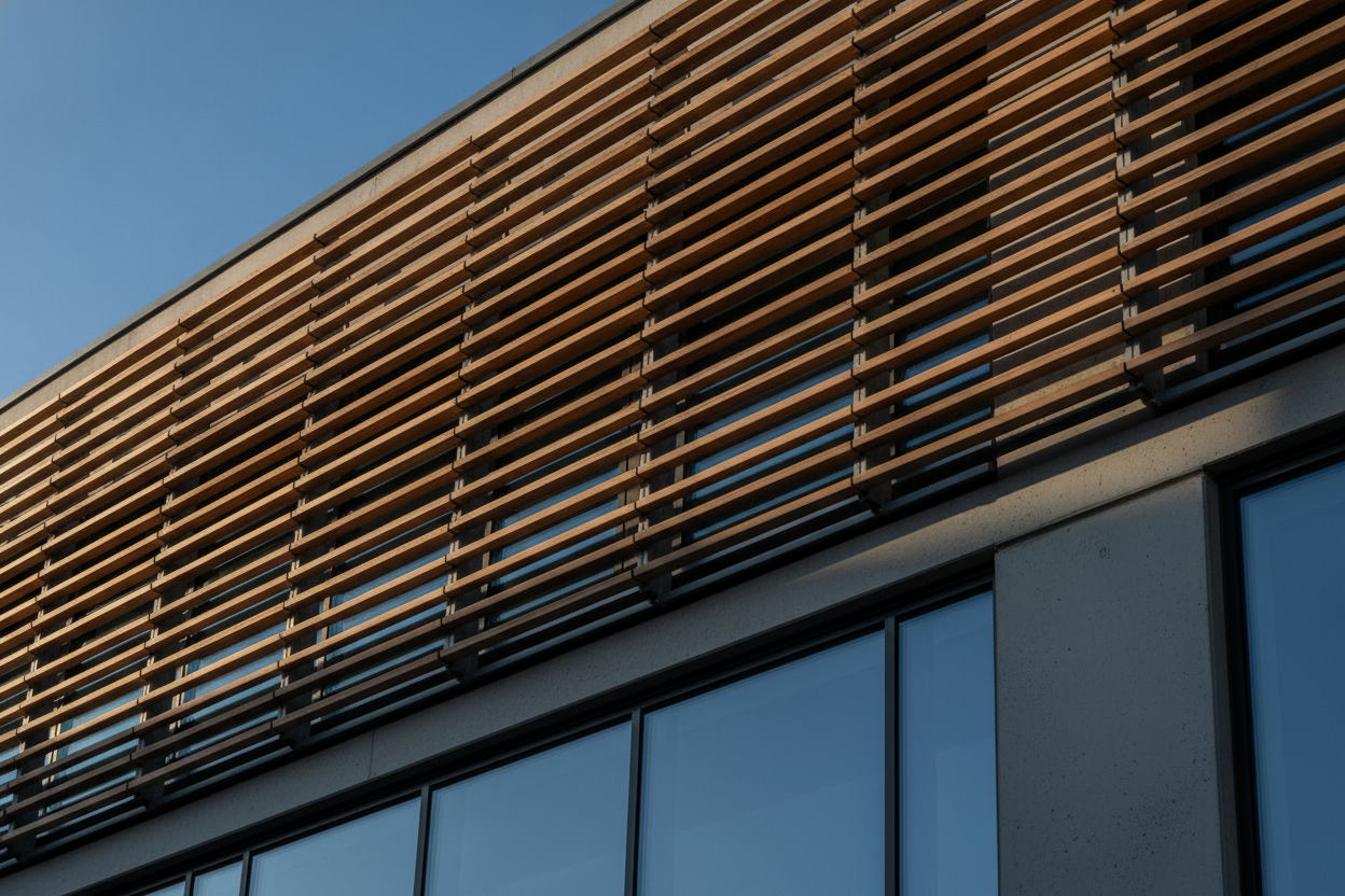 Brise-soleil extérieur horizontal : efficacité, prix et choix du bon matériau