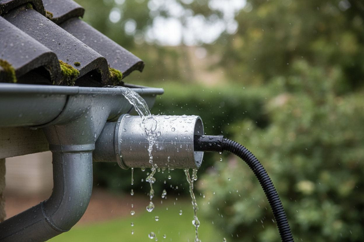 Kit récupération eau de pluie gouttière zinc : tout savoir avant d’installer