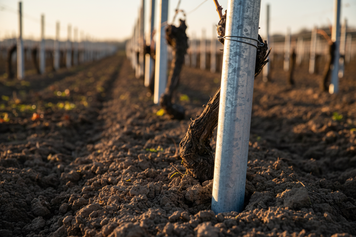 Piquet de vigne galva : durée de vie, dimensions et coût réel à l’hectare