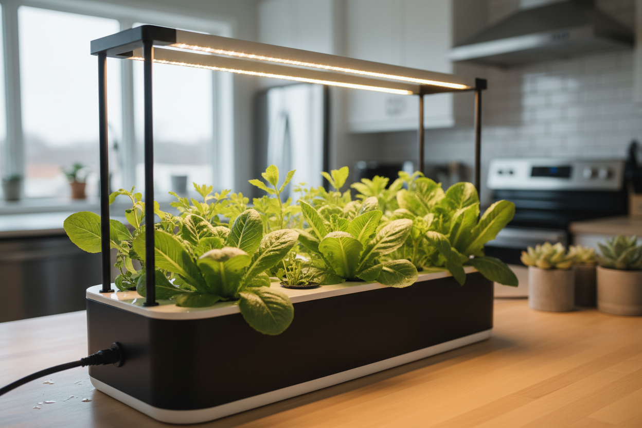 Potager intelligent : fonctionnement, coûts réels et meilleures marques en 2026