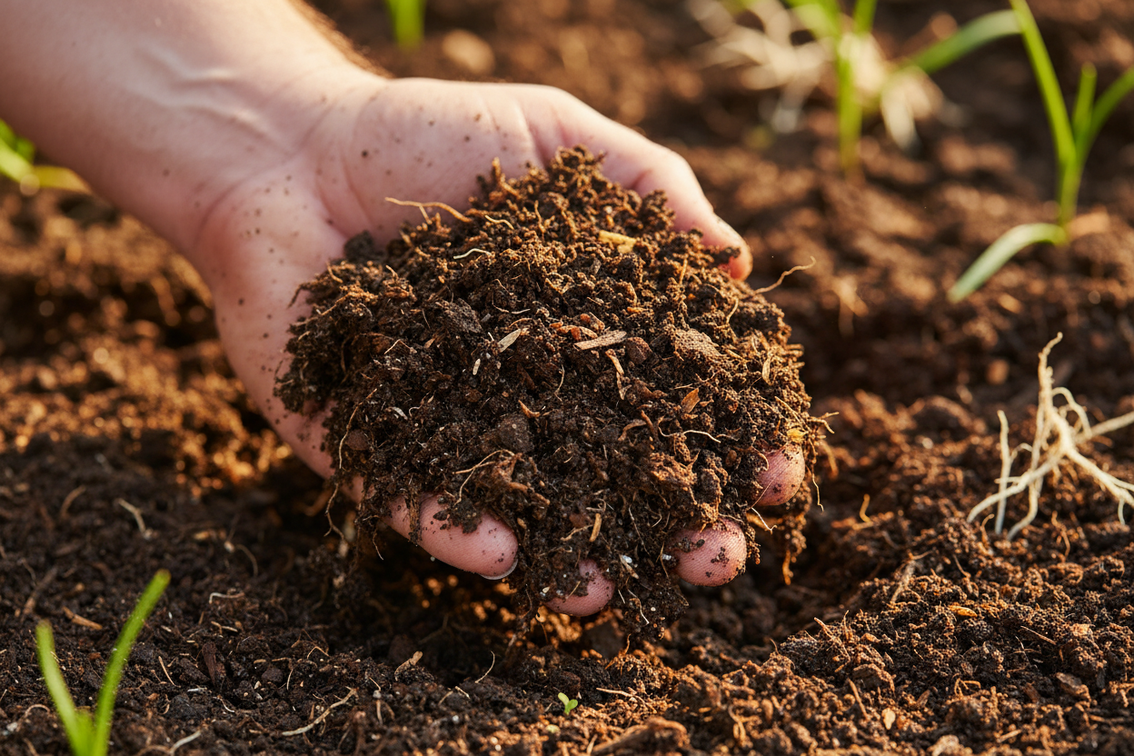 Terre végétale : composition, prix et utilisation au jardin en 2026