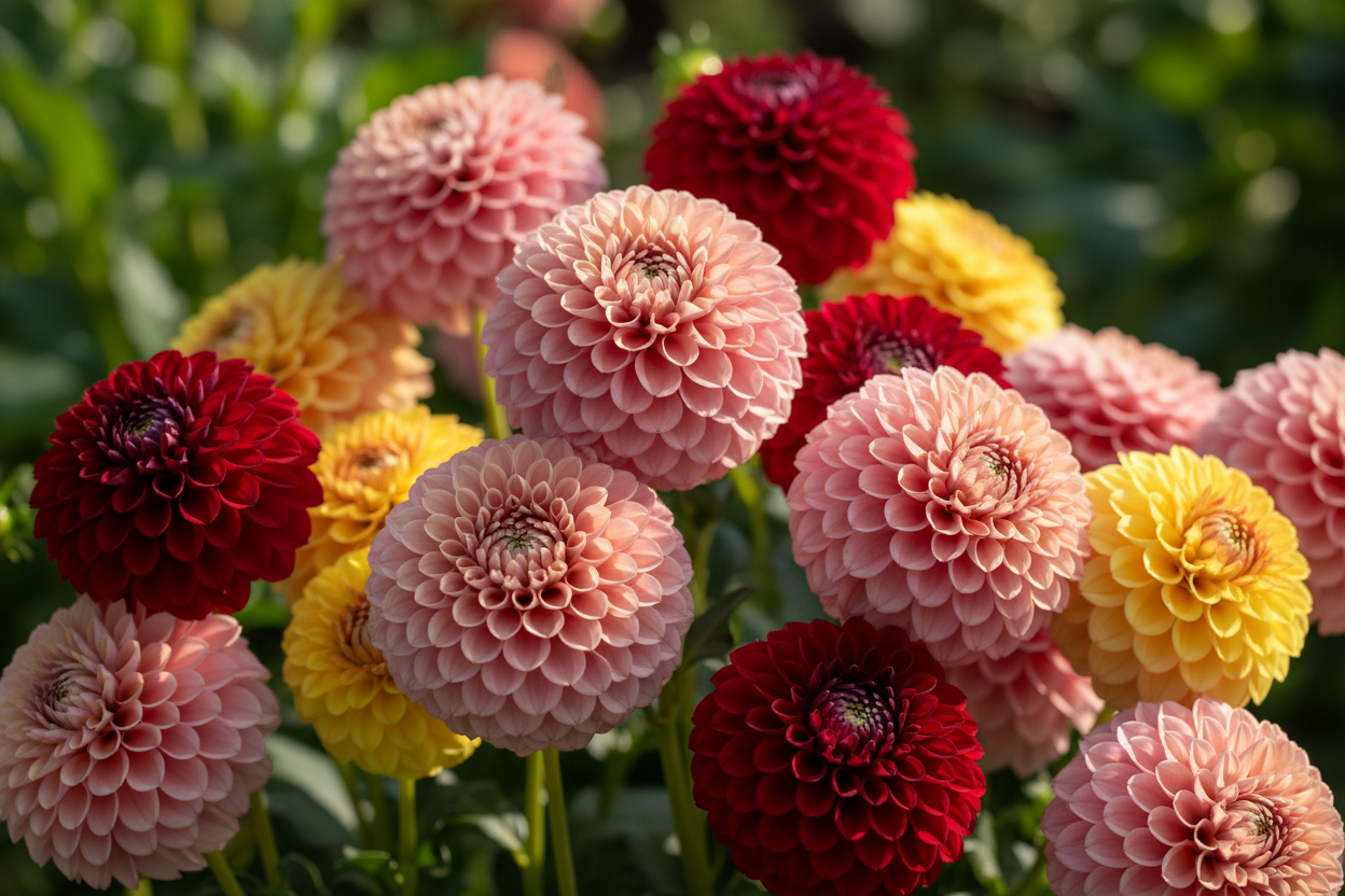 Dahlias pompon et plantes pompon : tout comprendre pour bien cultiver